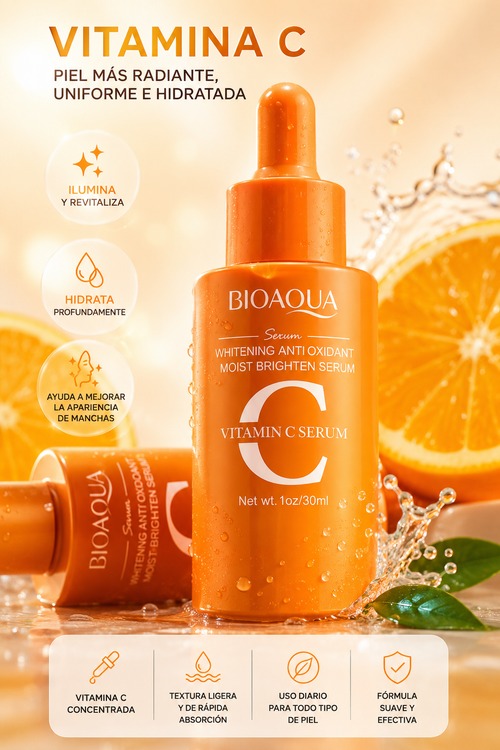 Sérum Facial Vitamina C Bioaqua | Piel Radiante y Sin Manchas