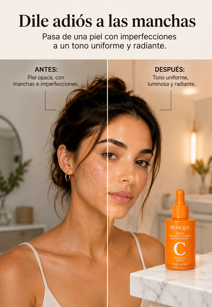 Sérum Facial Vitamina C Bioaqua | Piel Radiante y Sin Manchas