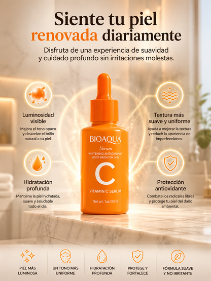 Sérum Facial Vitamina C Bioaqua | Piel Radiante y Sin Manchas