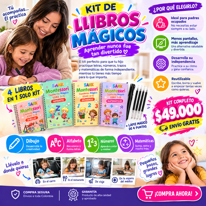 KIT 4 LIBROS CALIGRAFIA PROMOCION