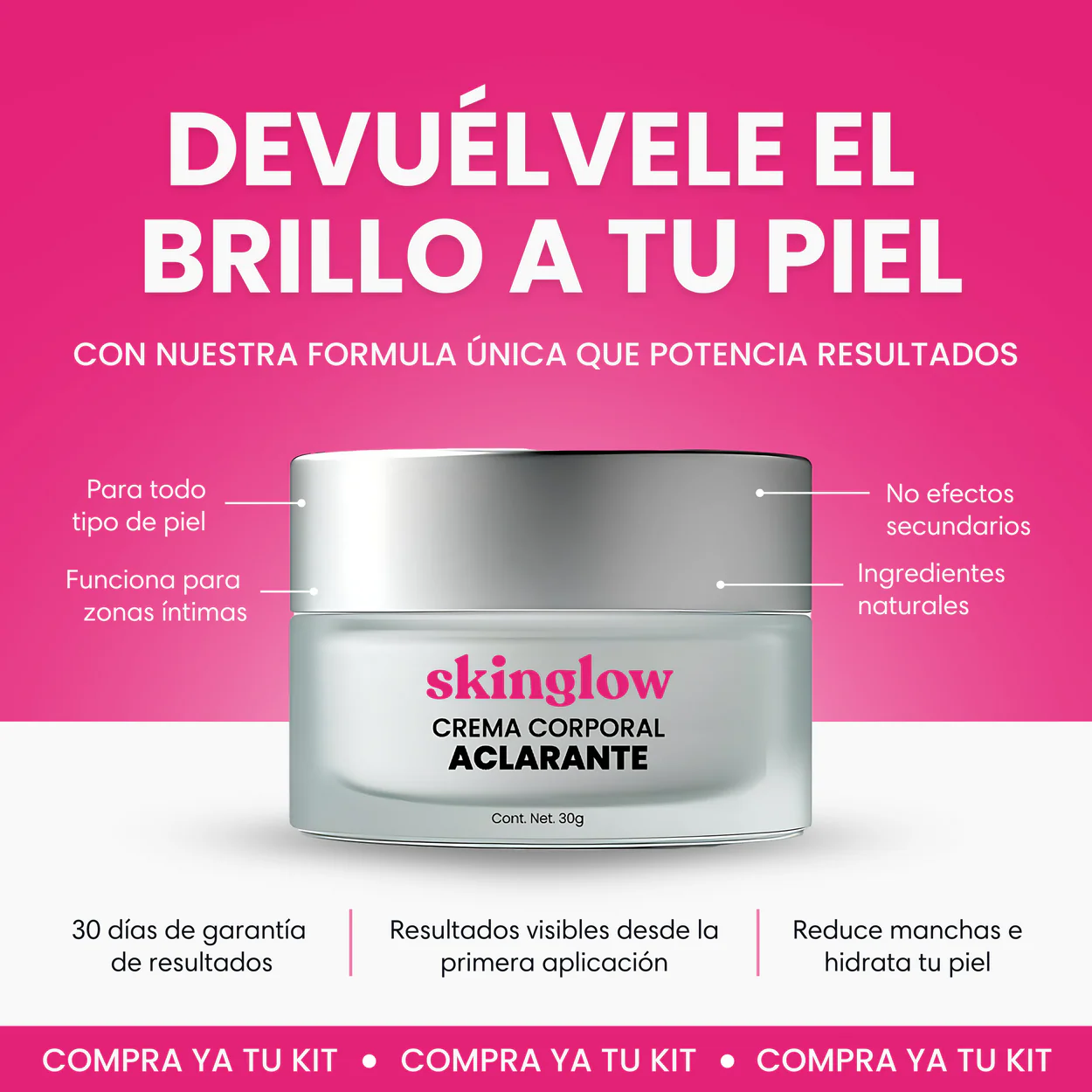 Crema Aclarante skinglow