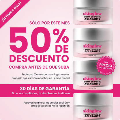 Crema Aclarante skinglow