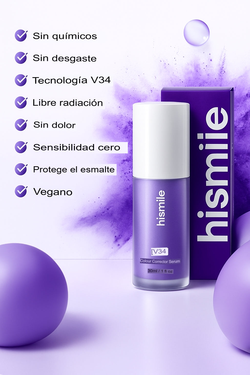 HISMILE BLANQUEADOR DENTAL V34 ORIGINAL